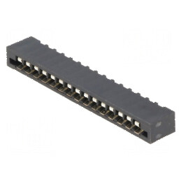 Conector FFC/FPC 15 PIN Non-ZIF THT cositorit 20mΩ | Electronic-mag.ro | Componente Electronice