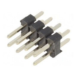 Conector şir pini tată 8 pini 2,54mm THT | Electronic-mag.ro | Componente Electronice