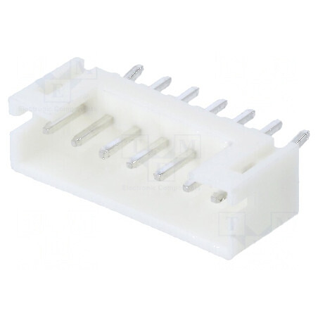 Conector cablu-placă soclu tată PIN 7 Pas 2mm THT 100V 2A | Electronic-mag.ro | Componente Electronice