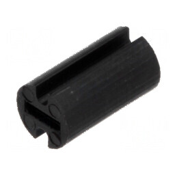 Bucșă de distanțare LED neagră Øext 4,5mm ØLED 3mm Lungime 8mm | Electronic-mag.ro | Componente Electronice