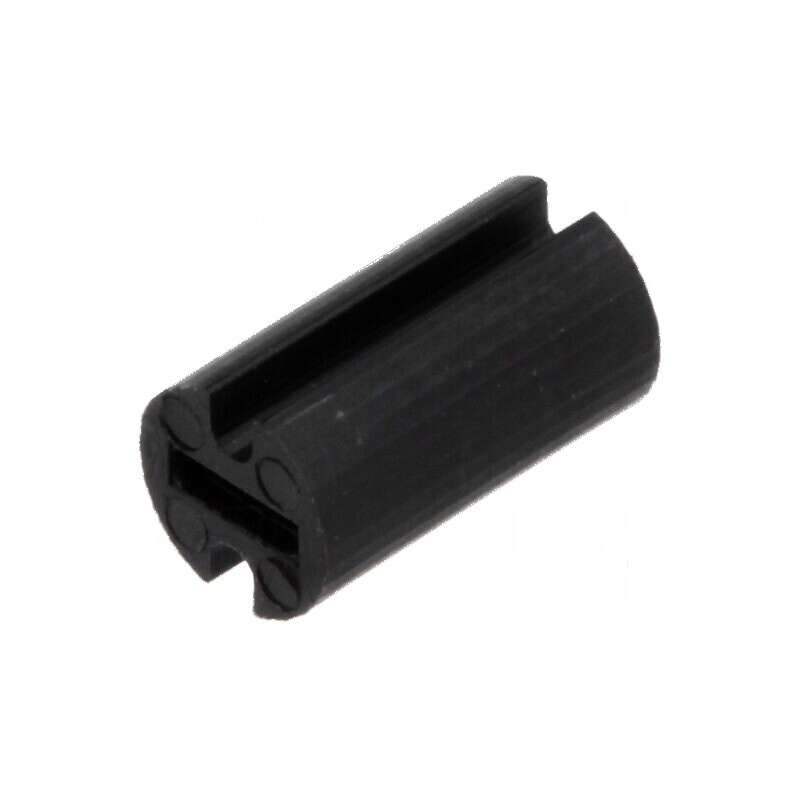 Bucșă de distanțare LED neagră Øext 4,5mm ØLED 3mm Lungime 8mm | Electronic-mag.ro | Componente Electronice