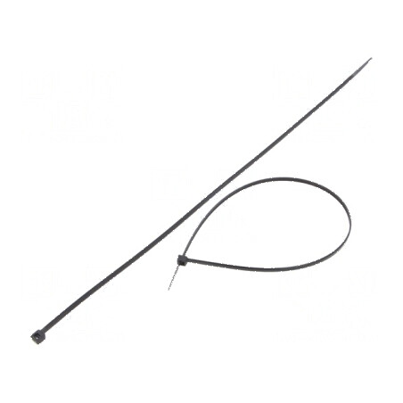 Colier de strângere poliamidă 370mm 3,6mm 177N negru | Electronic-mag.ro | Componente Electronice