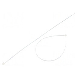 Colier de strângere poliamidă 370mm 3,6mm 177N naturală | Electronic-mag.ro | Componente Electronice