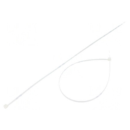 Colier de strângere poliamidă 370mm 3,6mm 177N naturală | Electronic-mag.ro | Componente Electronice