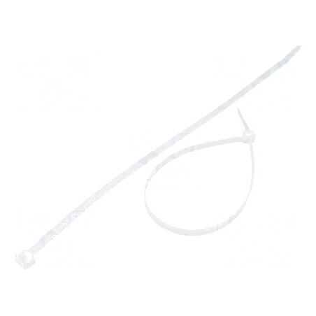 Colier de strângere poliamidă 250mm 4,8mm 222N naturală | Electronic-mag.ro | Componente Electronice