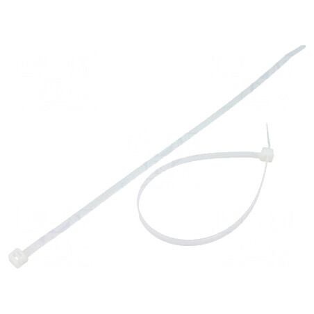 Colier de strângere poliamidă 250mm L, 4,8mm W, 333N naturală | Electronic-mag.ro | Componente Electronice