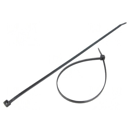 Colier de strângere poliamidă 280mm 4,8mm 222N negru | Electronic-mag.ro | Componente Electronice