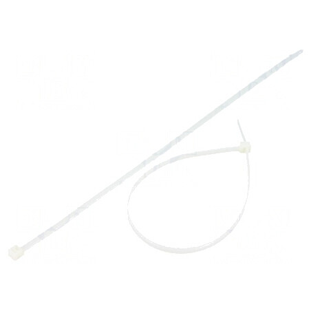 Colier de strângere poliamidă 280mm 4,8mm 222N naturală | Electronic-mag.ro | Componente Electronice