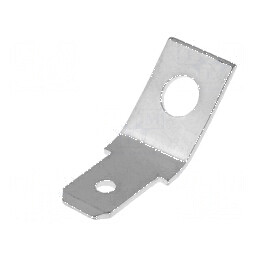 Terminal plat 6,3mm 0,8mm tată M4 alamă cositorită | Electronic-mag.ro | Componente Electronice