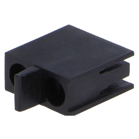 Carcasă diodă LED 3mm poliamidă unghi negru UL94V-2 | Electronic-mag.ro | Componente Electronice