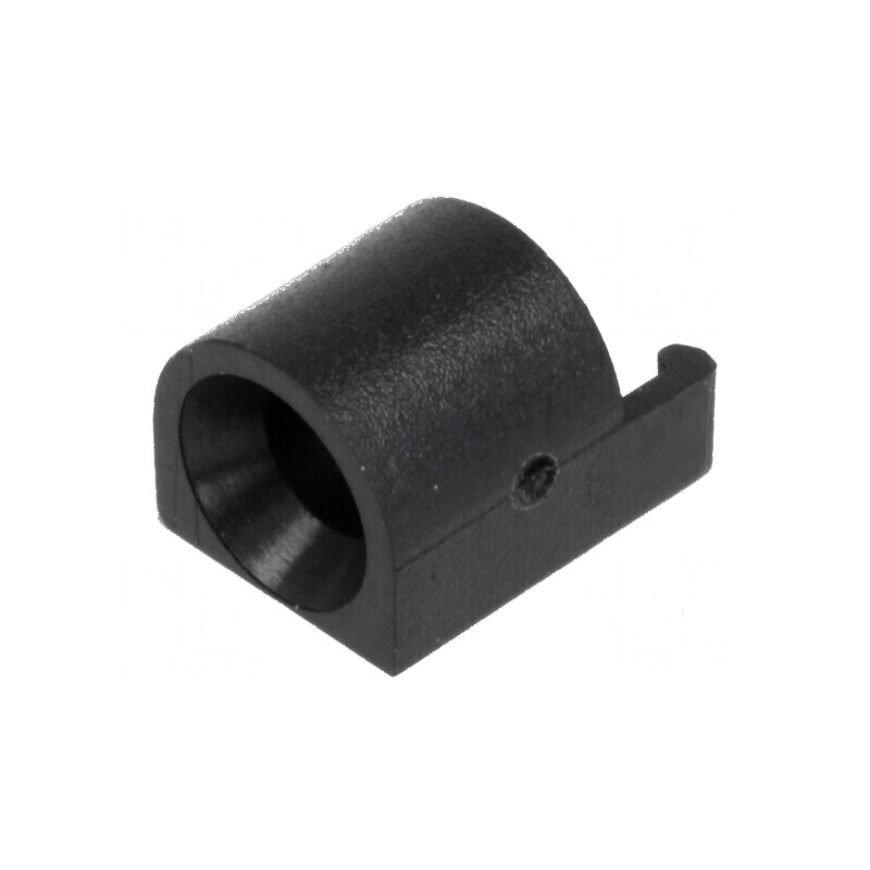 Carcasă diodă LED 3mm poliamidă unghi negru UL94V-2 | Electronic-mag.ro | Componente Electronice