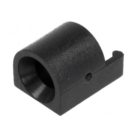 Carcasă diodă LED 3mm poliamidă unghi negru UL94V-2 | Electronic-mag.ro | Componente Electronice