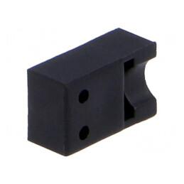 Carcasă LED 3mm poliamidă unghi neagră UL94V-2 | Electronic-mag.ro | Componente Electronice
