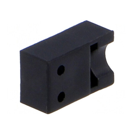 Carcasă LED 3mm poliamidă unghi neagră UL94V-2 | Electronic-mag.ro | Componente Electronice