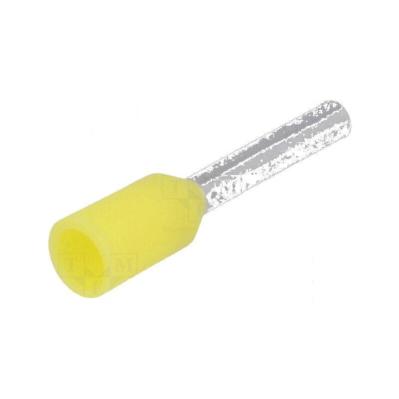 Vârf tub de capăt izolată cupru 0,25mm2 6mm cositorit | Electronic-mag.ro | Componente Electronice Vârf tub de capăt izolată cupru 0,25mm2 6mm cositorit | Electronic-mag.ro | Componente Electronice