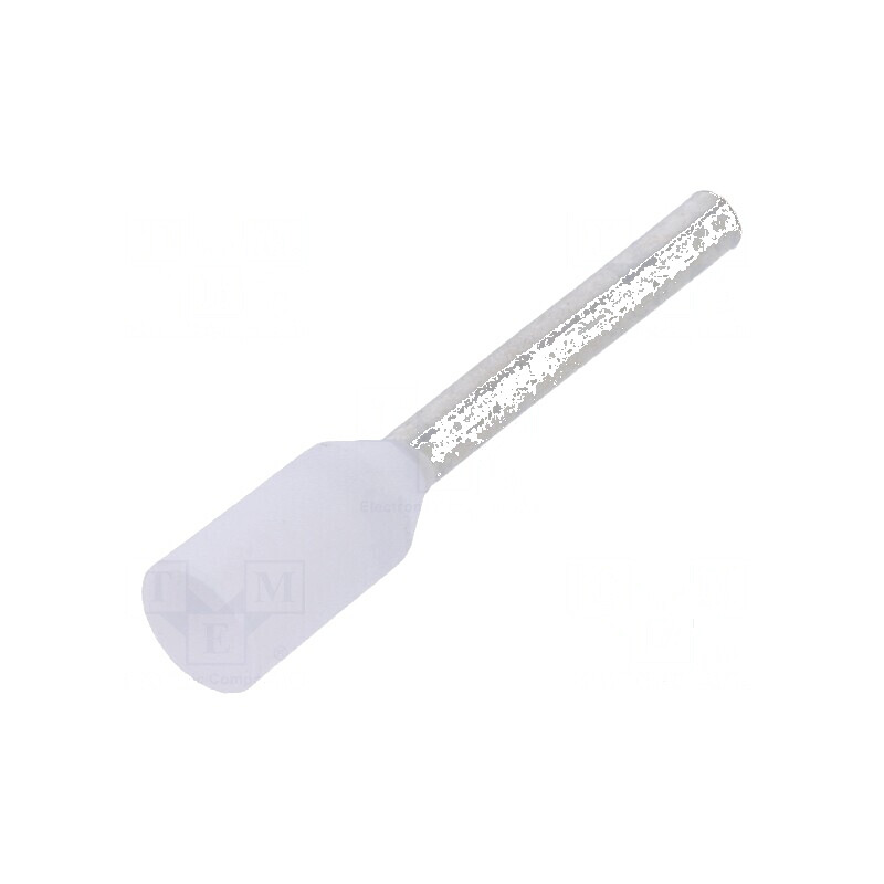 Vârf tub de capăt izolată cupru 0,5mm² 10mm cositorit albă | Electronic-mag.ro | Componente Electronice