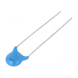 Condensator ceramic 150pF 2kVDC Y5P ±10% 5mm | Electronic-mag.ro | Componente Electronice