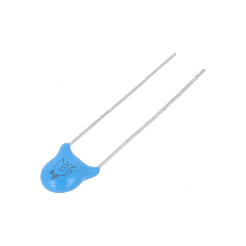 Condensator ceramic 220pF 2kVDC Y5P ±10% 5mm | Electronic-mag.ro | Componente Electronice