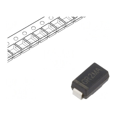 Diodă SMD 1kV 1,5A 500ns Redresor Ufmax 1,3V Ifsm 50A | Electronic-mag.ro | Componente Electronice