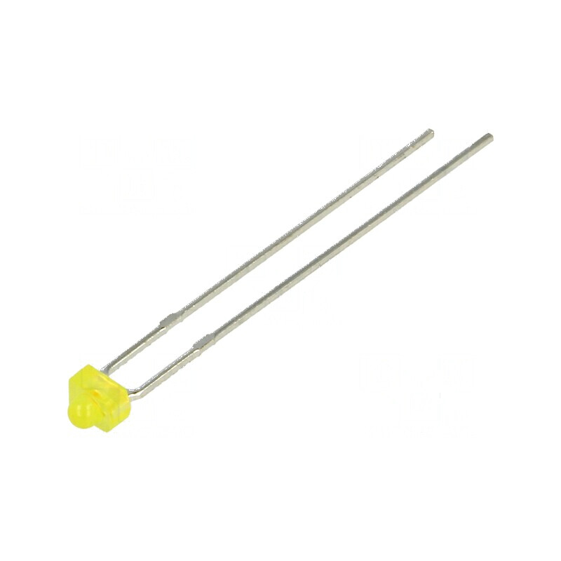 LED galben 1,8mm 2,5÷5mcd 55° convex | Electronic-mag.ro | Componente Electronice LED galben 1,8mm 2,5÷5mcd 55° convex | Electronic-mag.ro | Componente Electronice
