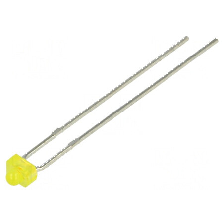 LED galben 1,8mm 2,5÷5mcd 55° convex | Electronic-mag.ro | Componente Electronice