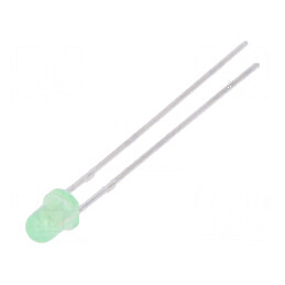 LED 3mm galben-verde 70-120mcd 60° convex | Electronic-mag.ro | Componente Electronice