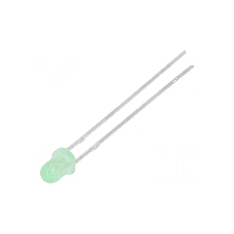 LED 3mm galben-verde 70-120mcd 60° convex | Electronic-mag.ro | Componente Electronice