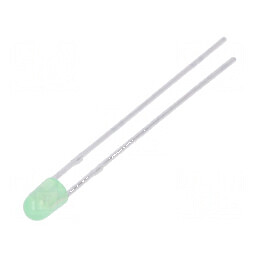 LED 3mm galben-verde 90-160mcd 80° convex | Electronic-mag.ro | Componente Electronice