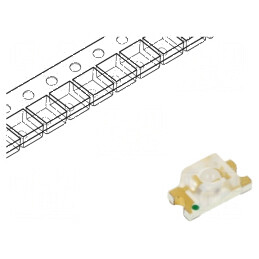LED SMD 2012 Verde 270mcd 525nm 20mA 120° | Electronic-mag.ro | Componente Electronice