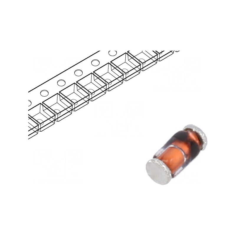 Diodă Schottky SMD 50V 0,6A QuadroMELF SOD80 4ns | Electronic-mag.ro | Componente Electronice Diodă Schottky SMD 50V 0,6A QuadroMELF SOD80 4ns | Electronic-mag.ro | Componente Electronice
