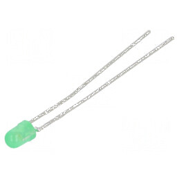 LED 3mm Verde 0,4-1,1mcd 60° Convex | Electronic-mag.ro | Componente Electronice