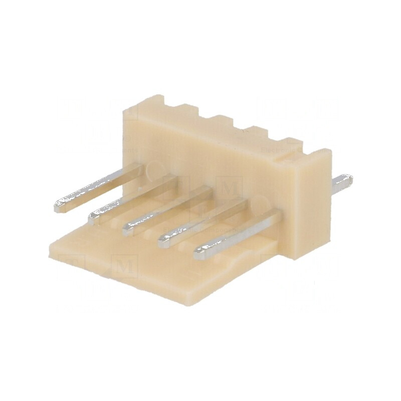 Conector cablu-placă soclu tată NS25 2,54mm PIN 5 THT 250V | Electronic-mag.ro | Componente Electronice