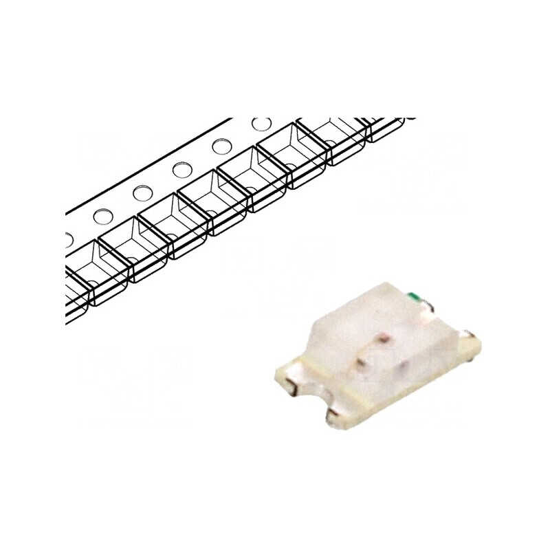 LED SMD 1206 roşie 100-120mcd 3.2x1.6x0.8mm 120° 20mA 87mW | Electronic-mag.ro | Componente Electronice LED SMD 1206 roşie 100-120mcd 3.2x1.6x0.8mm 120° 20mA 87mW | Electronic-mag.ro | Componente Electronice