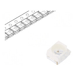 LED SMD 3528 PLCC2 Galben-Verde 28-120mcd 3,5x2,8x1,8mm 120° | Electronic-mag.ro | Componente Electronice