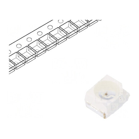 LED SMD 3528 PLCC2 Galben-Verde 28-120mcd 3,5x2,8x1,8mm 120° | Electronic-mag.ro | Componente Electronice
