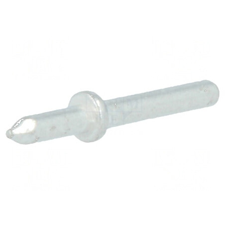 Vârf pin de lipire THT cositorit nichelat alamă 1mm | Electronic-mag.ro | Componente Electronice