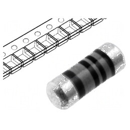Rezistor SMD 0204 MiniMELF 121Ω 250mW ±1% 50ppm/°C | Electronic-mag.ro | Componente Electronice