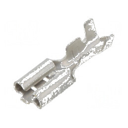 Terminal plat 4,8mm mamă crimpat drept 0,3-0,8mm2 | Electronic-mag.ro | Componente Electronice