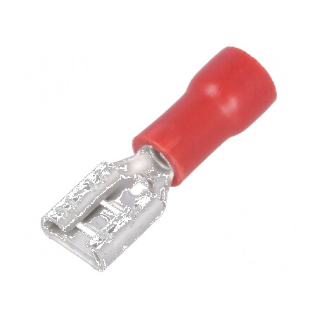 Terminal plat 4,8mm mamă 0,5mm crimpat pe cablu 0,5÷1mm2 | Electronic-mag.ro | Componente Electronice