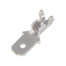 Terminal plat 4,8mm 0,5mm tată pentru cablu 0,3-0,8mm2 crimpat | Electronic-mag.ro | Componente Electronice