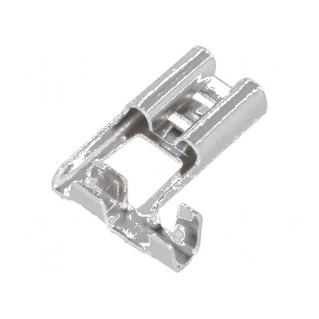 Terminal plat 6,3mm mamă 0,5÷1mm2 crimpat pe cablu | Electronic-mag.ro | Componente Electronice