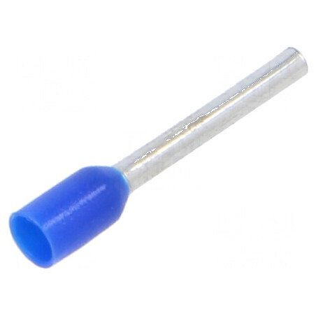 Vârf tub capăt izolată cupru 0,75mm² 12mm cositorit | Electronic-mag.ro | Componente Electronice
