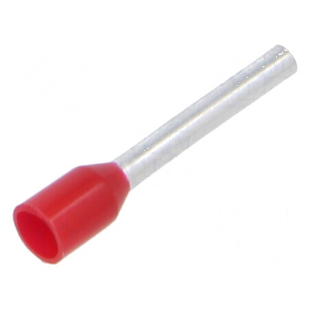 Vârf tub capăt izolată cupru 1mm² 12mm cositorit crimpat | Electronic-mag.ro | Componente Electronice