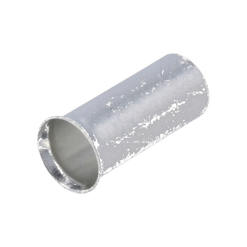 Vârf tub de capăt neizolat cupru 10mm2 12mm cositorit | Electronic-mag.ro | Componente Electronice
