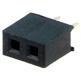 Conector şiruri pini soclu mamă 1x2 PIN 2mm THT | Electronic-mag.ro | Componente Electronice