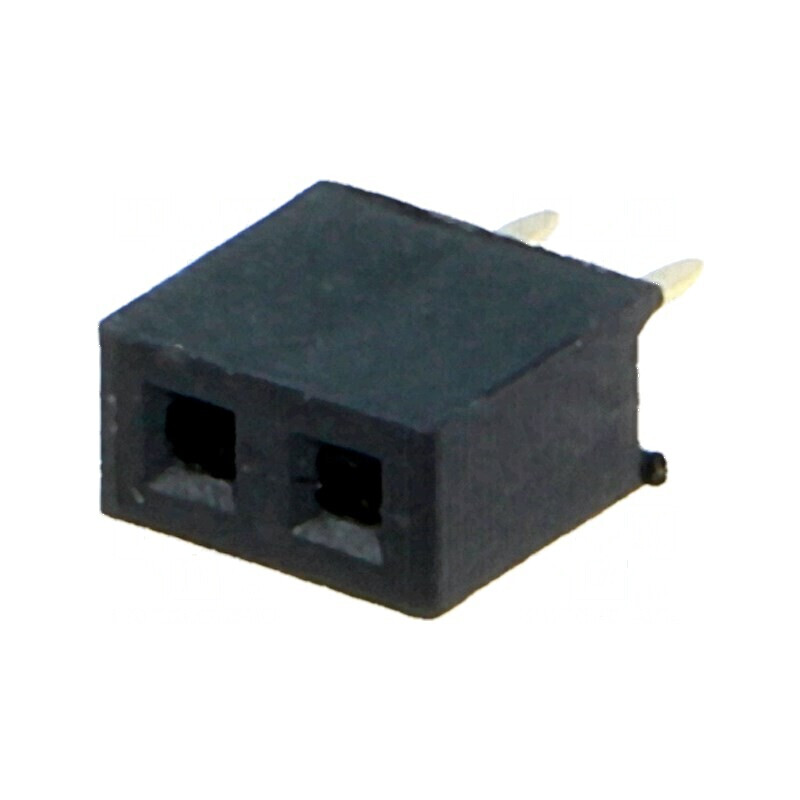 Conector şiruri pini soclu mamă 1x2 PIN 2mm THT | Electronic-mag.ro | Componente Electronice