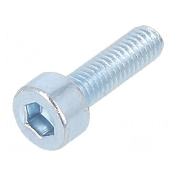 Şurub M3x10 Cap Rotund Imbus HEX 2,5mm Oţel Zincat | Electronic-mag.ro | Componente Electronice