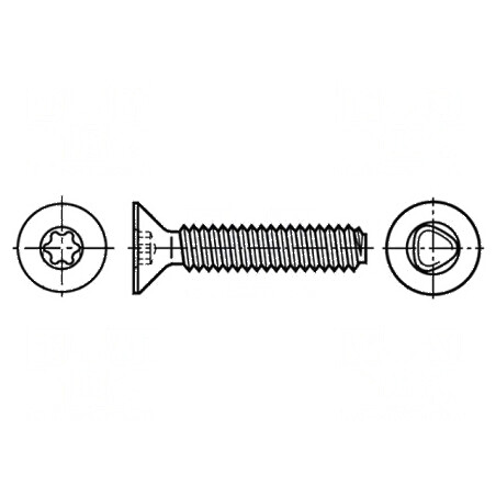 Şurub Torx® TX10 3x12 îngropat oţel zincat Øcap 5,6mm | Electronic-mag.ro | Componente Electronice