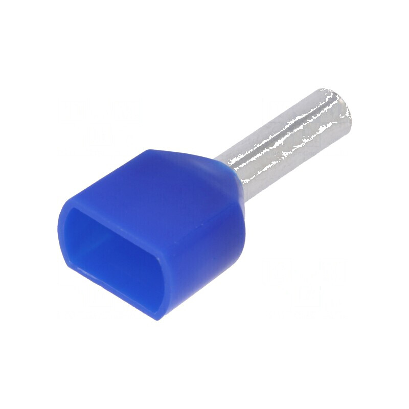 Vârf tub capăt izolată dublă cupru 2,5mm2 10mm cositorit | Electronic-mag.ro | Componente Electronice