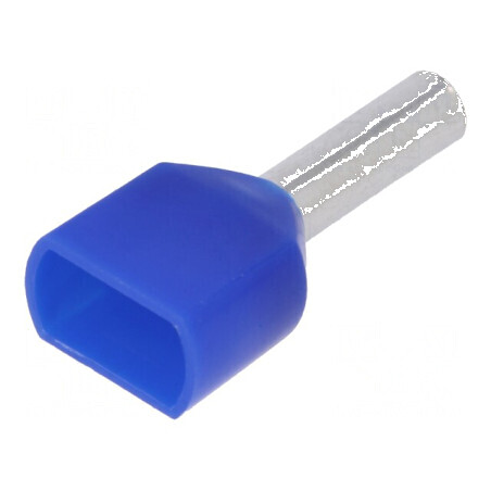 Vârf tub capăt izolată dublă cupru 2,5mm2 10mm cositorit | Electronic-mag.ro | Componente Electronice